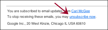unsubscribe